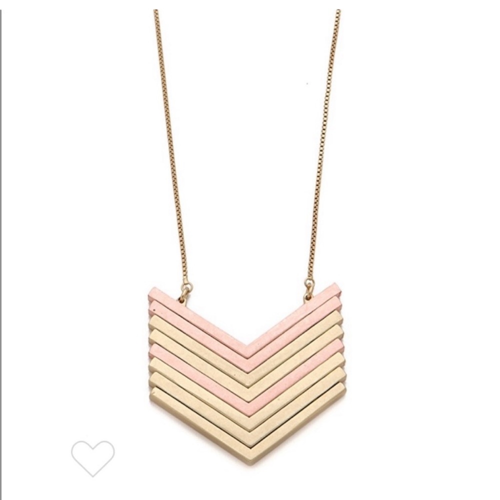 Madewell Arrowstack Chevron Necklace